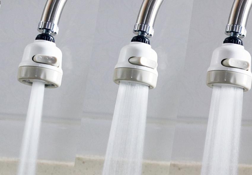 [HCM]Combo bộ 3 Đầu vòi rửa chén bát tăng áp điều hướng xoay 360 độ 3 chế độ tiết kiệm nước phù hợp với nhiều loại vòi