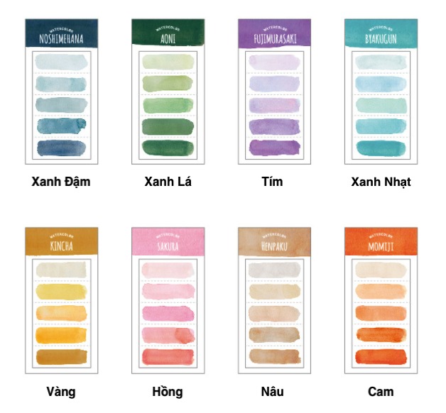 Giấy note ghi chú sticky memo, daily plan kiểu dáng basic xé được IT Stationery