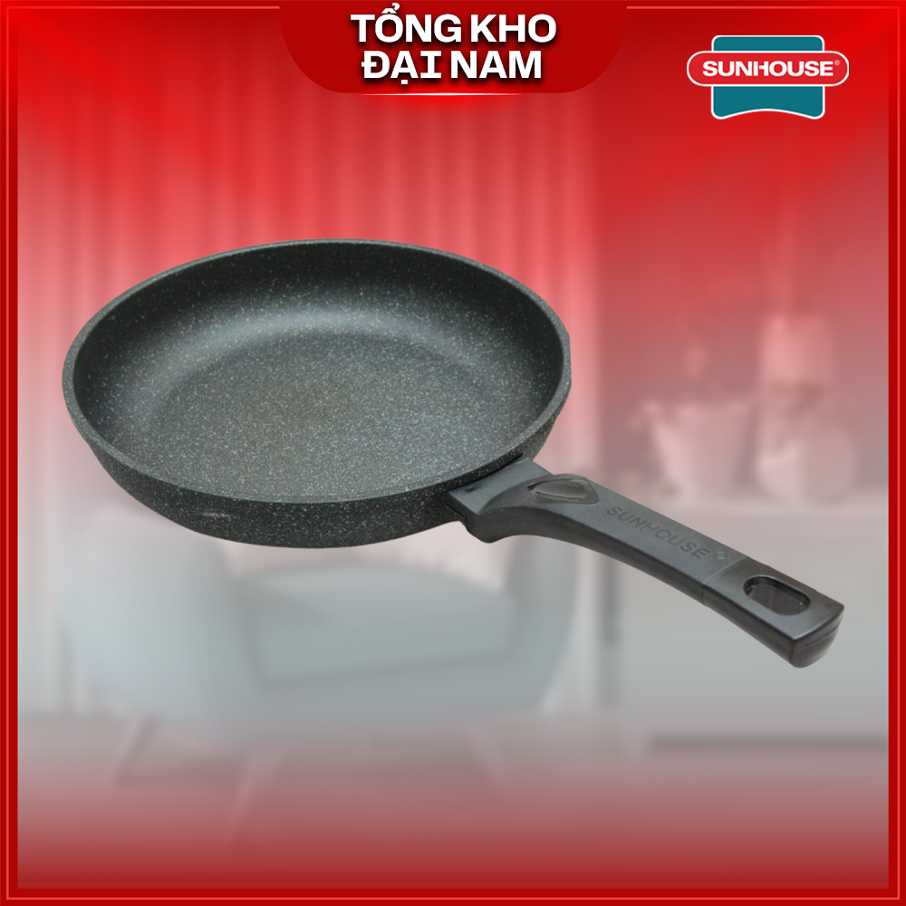 Chảo chống dính siêu bền đá SUNHOUSE SBD30