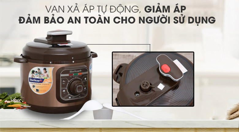 Nồi áp suất điện Bluestone PCB-5629 5 lít