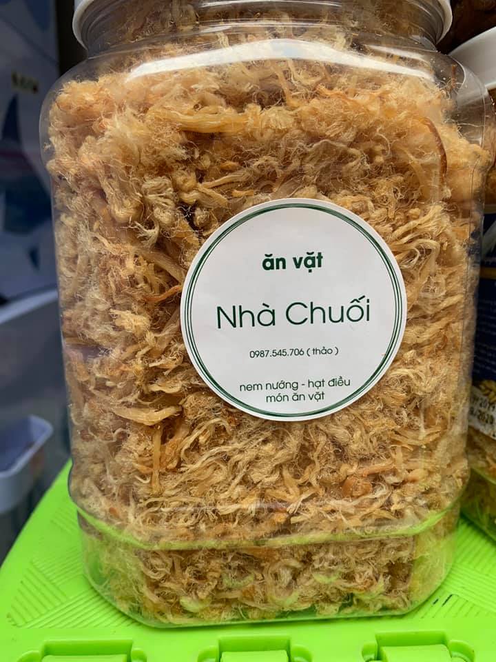 Chà Bông Heo Nhà Làm