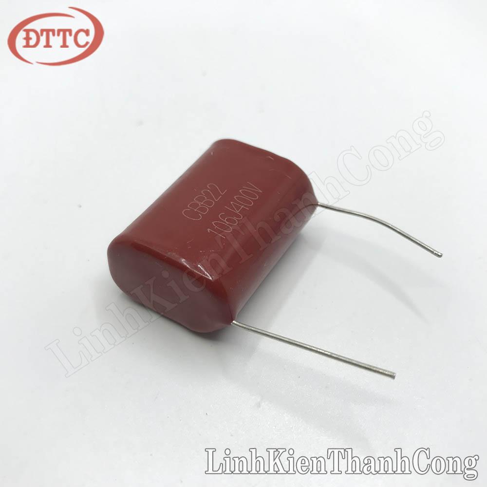 Tụ CBB 10uF 106J 400V 32mm