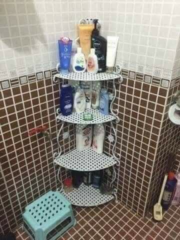 KỆ GÓC SẮT HOA VĂN
