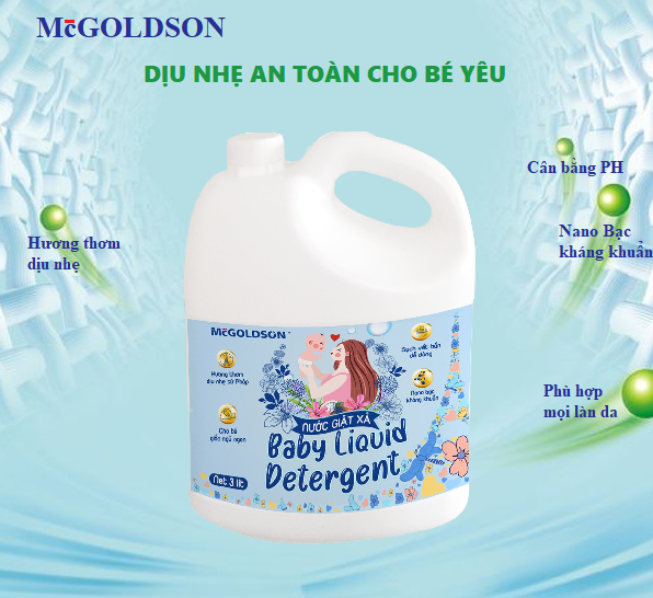Nước giặt xả Baby Liquid Detergent 3000 mL