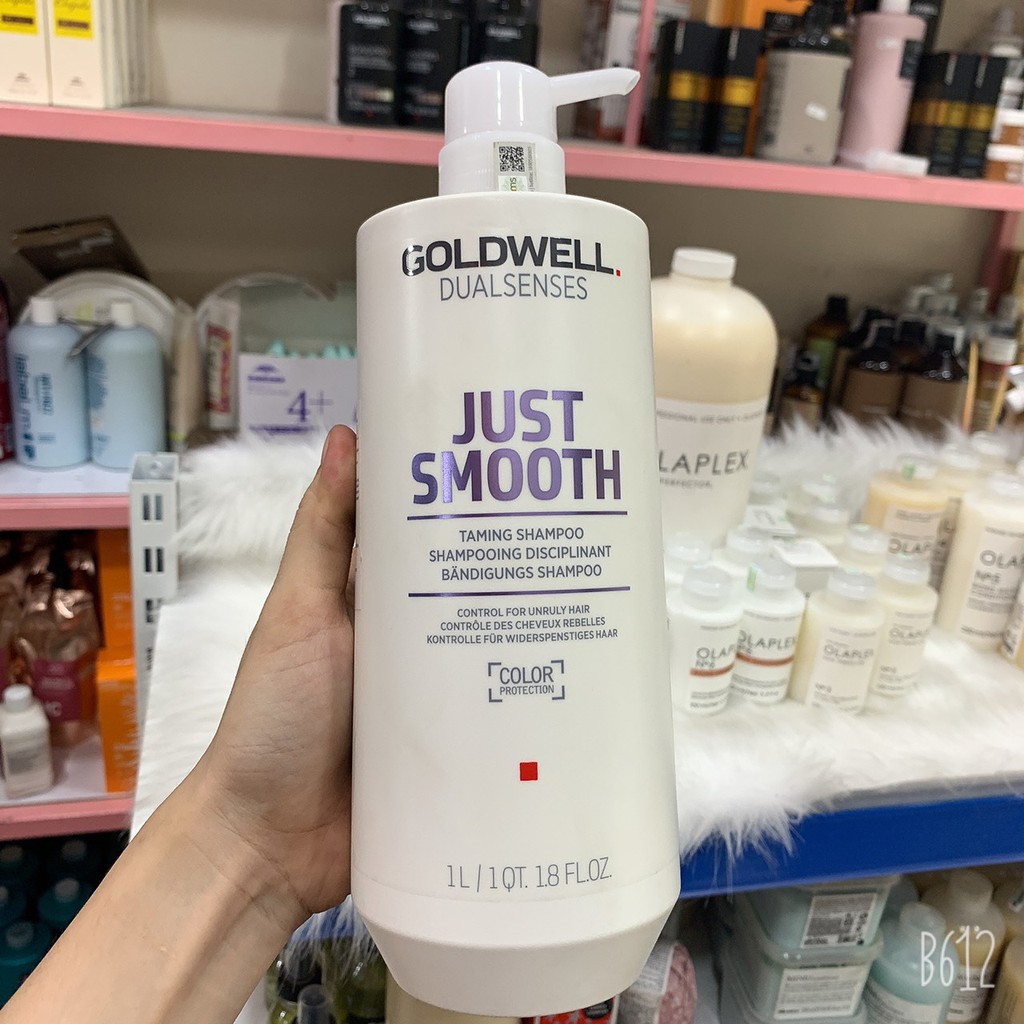 Dầu xả suôn mượt thẳng tóc Goldwell Just Smooth 1000ML