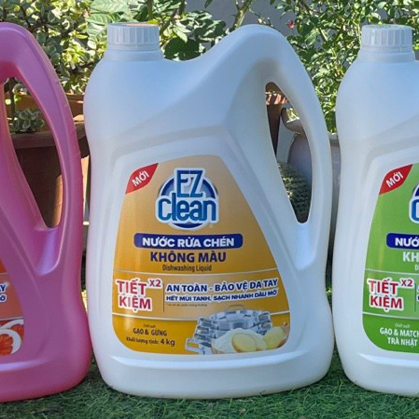 Nước rửa chén Ez Clean Không Màu 4 kg