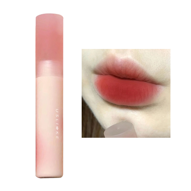CVZ Bow Matte Lip Mud Velvet Lip Glaze Non-sticky Cup Light Misty 6-color Lip Mud Lip and Cheek Dual-use Blush ZenababyShop