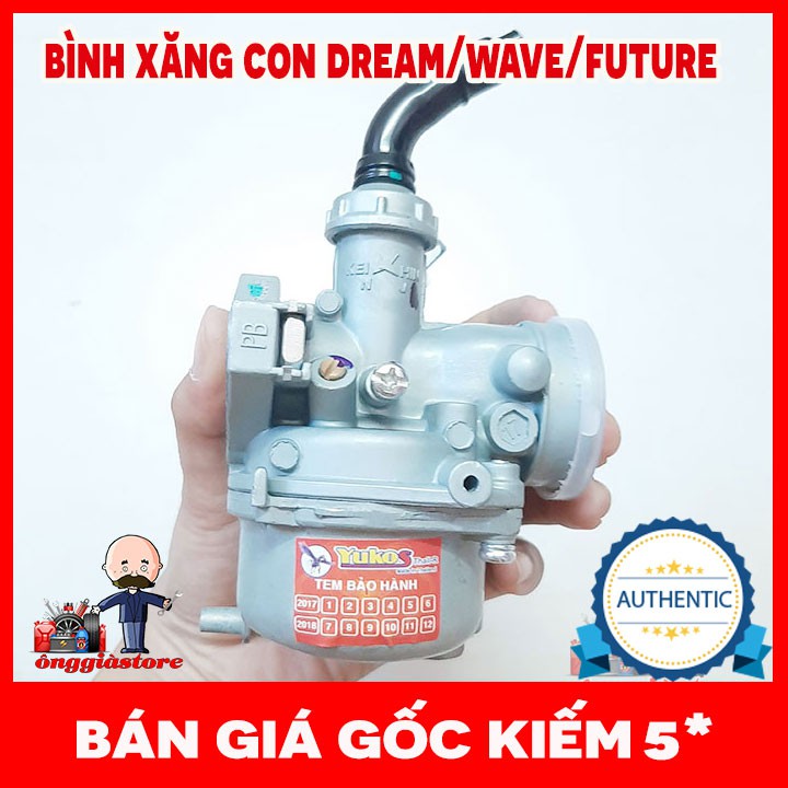 Bình xăng con cho xe Dream, Wave, Future  Thái Lan PT65