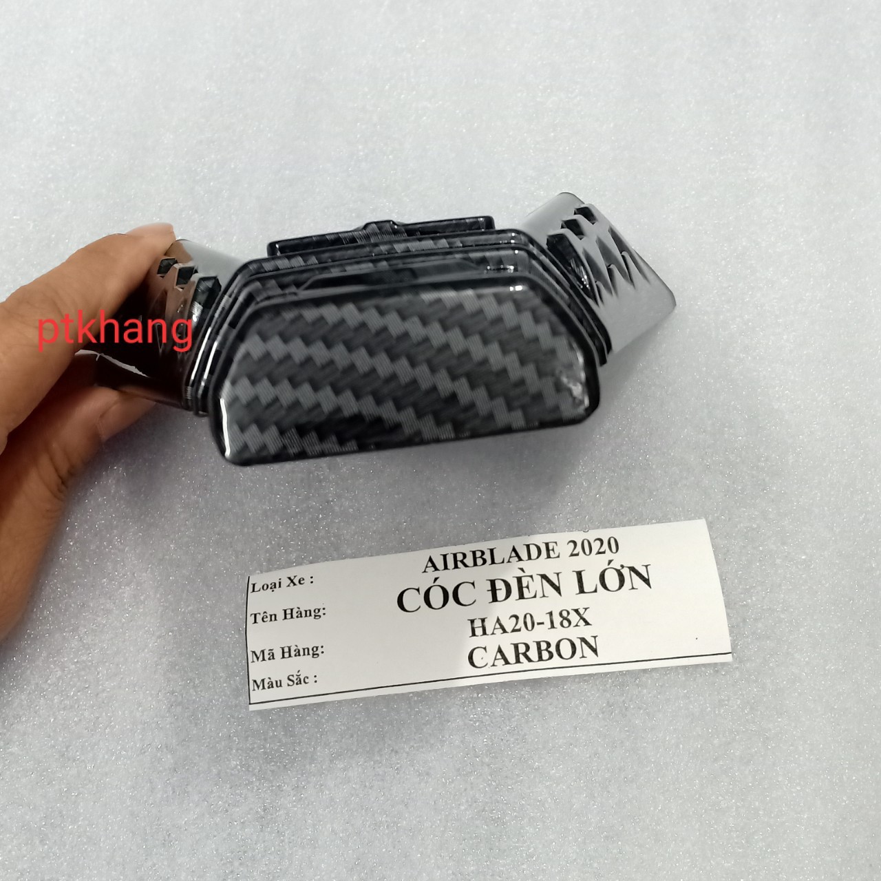 ỐP CÓC ĐÈN XE AIR BLADE 2020-2023 CARBON