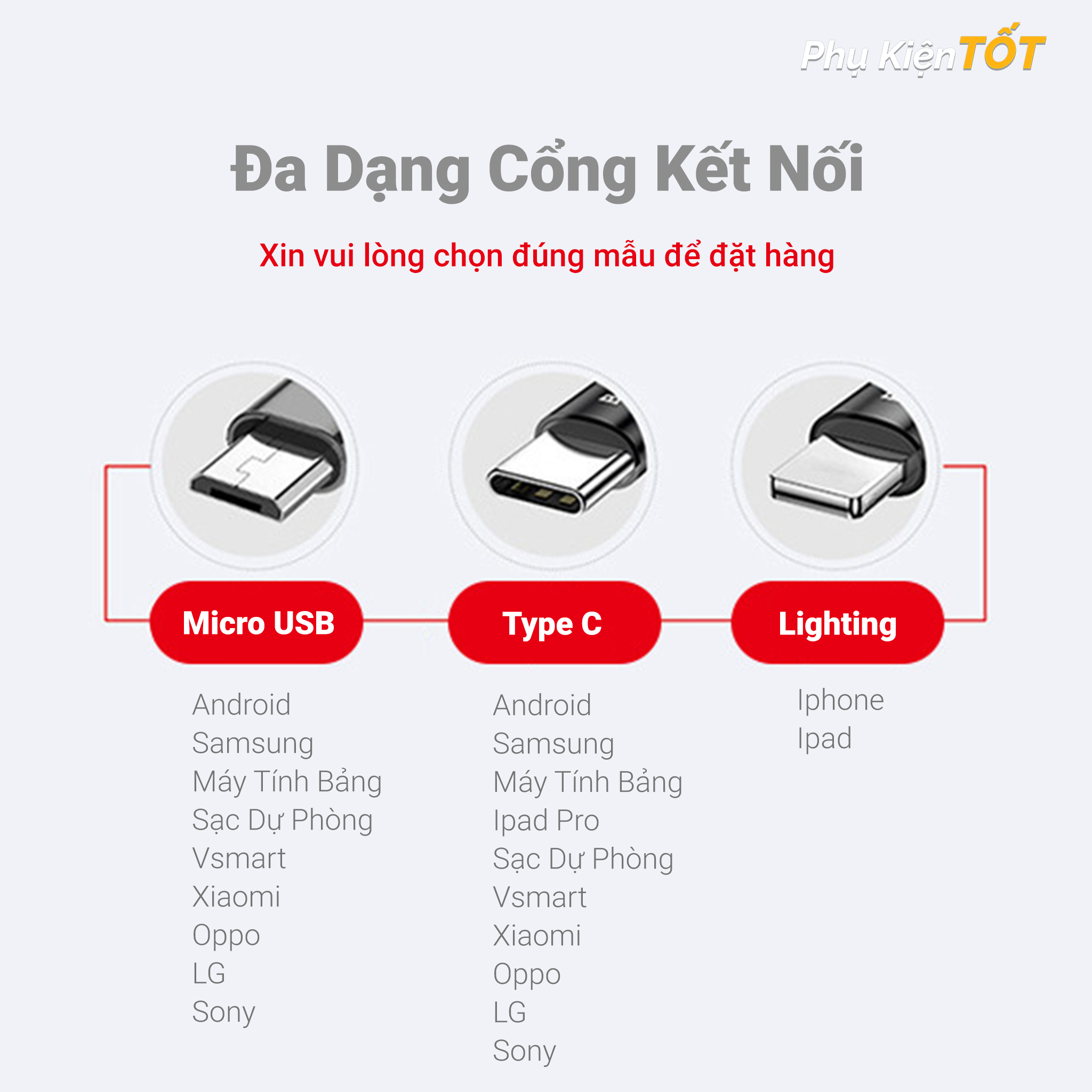 [HCM][Full Bộ] Cáp Sạc Nam Châm Từ Tính 3 trong 1 Dành Cho  Iphone Android Micro USB Type C Xoay 360 Độ