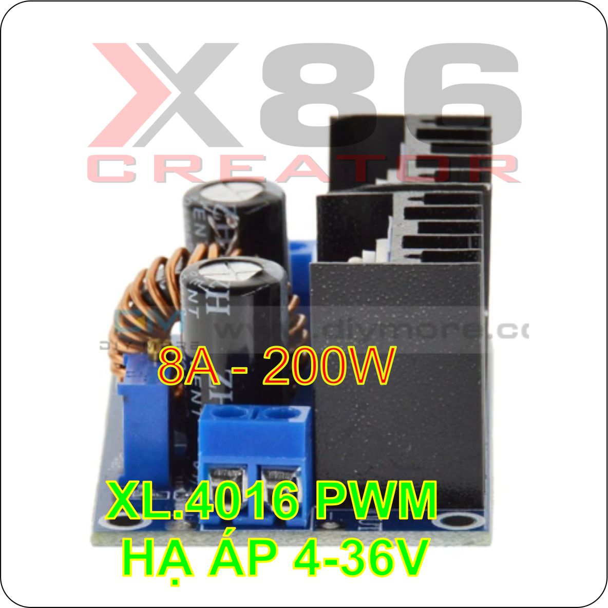 XL4016 PWM MẠCH HẠ ÁP STEP DOWN 8A 200W