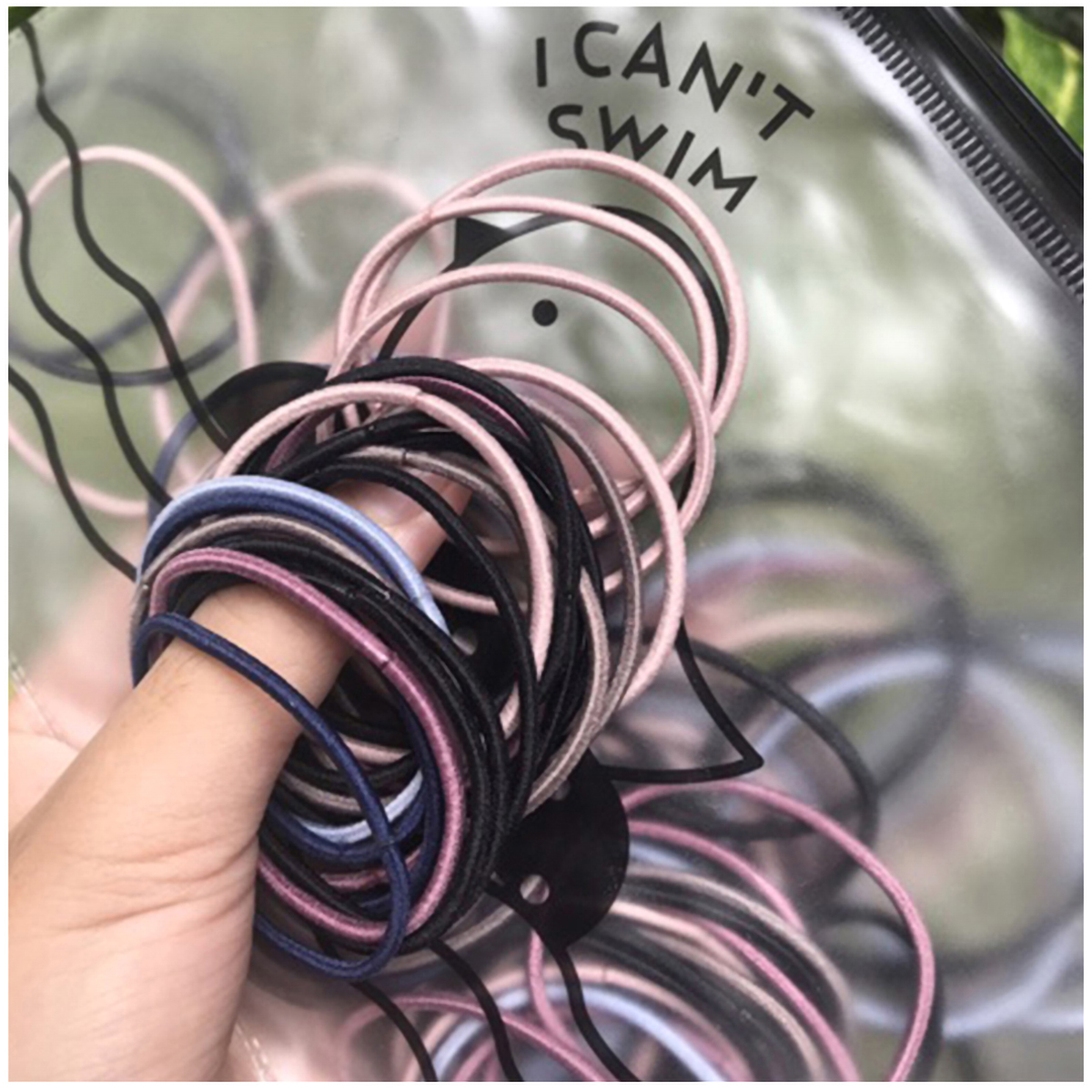 Set 100 Sợi Dây Thun Buộc Tóc