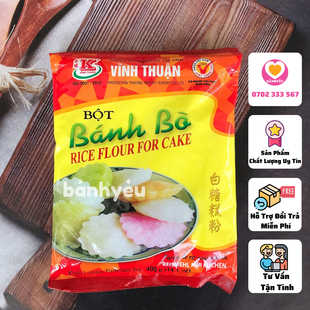 Bột bánh bò có men Vĩnh Thuận 400g