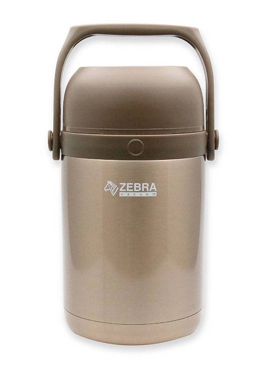 [HCM]Camen Cơm Giữ Nhiệt Zebra Thái Lan 3 Ngăn Inox 304 Kèm Thìa 1.8L -152440. Thái Lan 2 màu