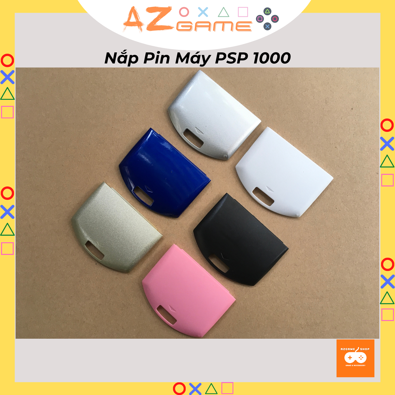 Nắp Pin Đủ Màu Cho Máy PSP 1000