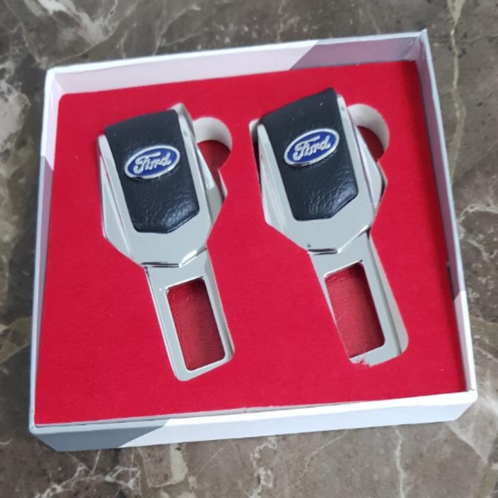 Bộ 2 chiếc chốt khóa dây đai an toàn, chống kêu ô tô, xe hơi For.d 4S-FO