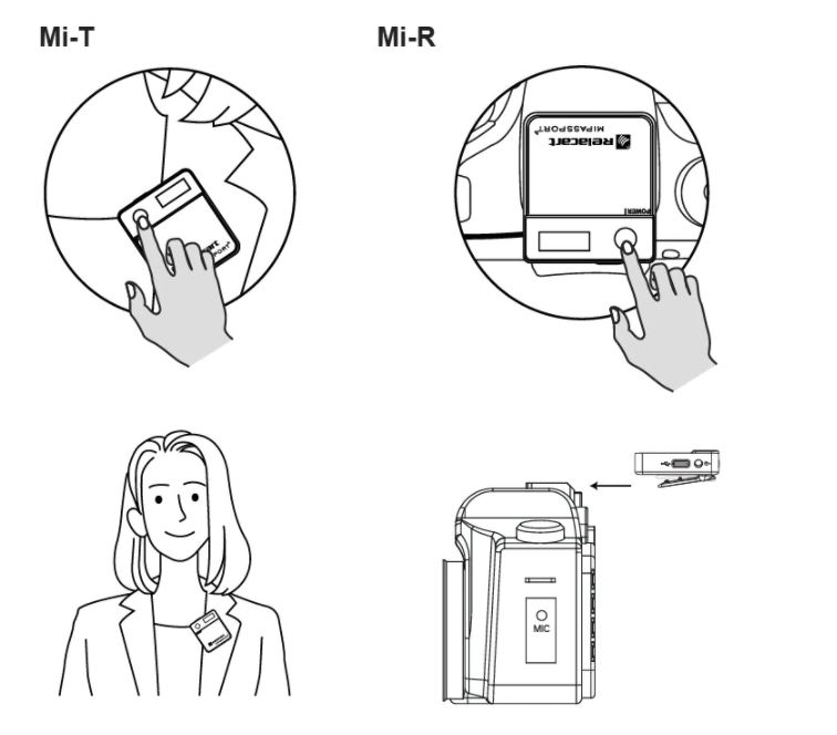 MICRO THU ÂM KHÔNG DÂY RELACART MIPASSPORT MI1