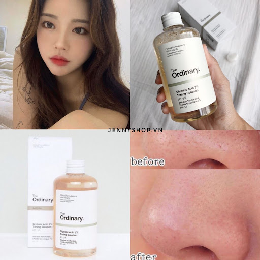 [HCM]Toner tẩy da chết Glycolic Acid 7% Toning Solution The Ordinary 240ml