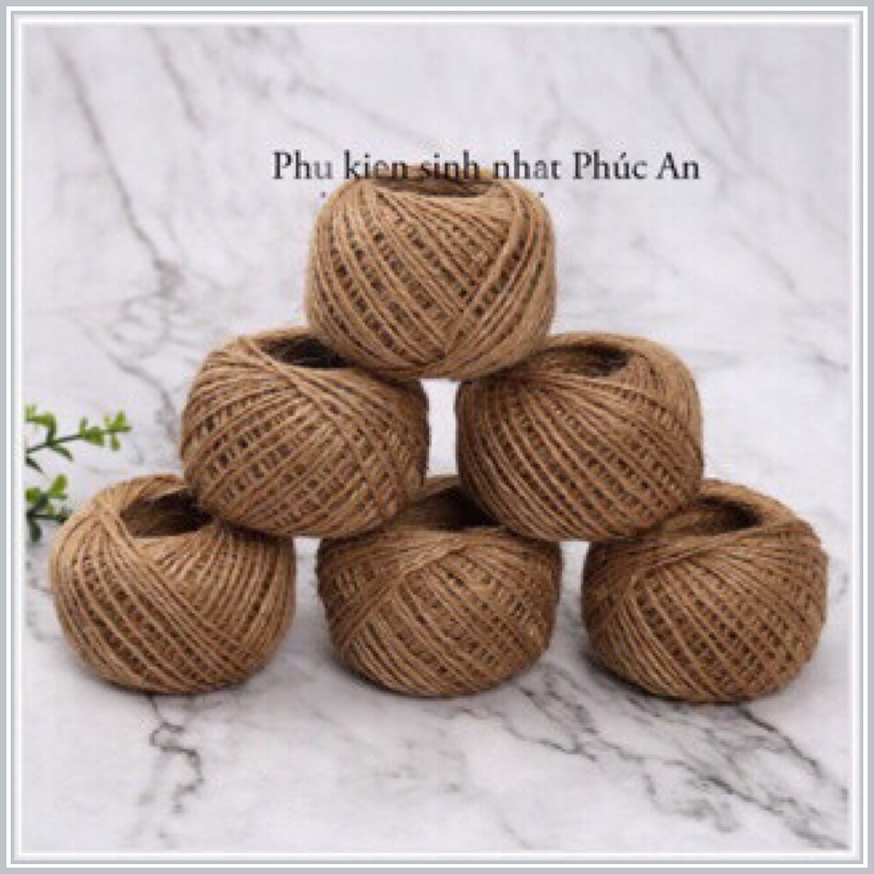 Dây thừng cuộn nhỏ trang trí sinh nhật, handmade ( có sẵn )