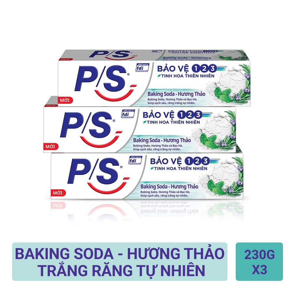Kem đánh răng P/S Baking Soda 180g