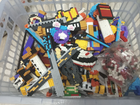 3kg lego nano răng cưa cỡ nhỏ CŨ SẠCH