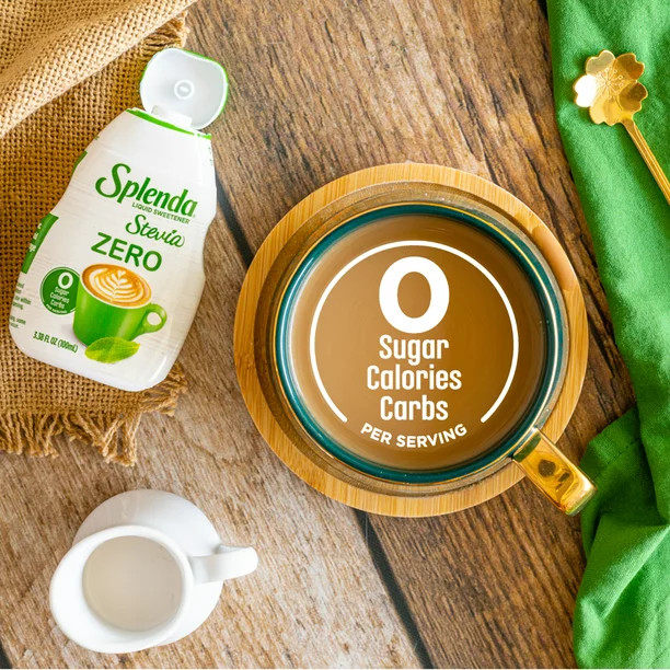Đường kiêng Splenda Stevia liquid( dạng lỏng) 0 calo( eat clean, keto, tiểu đường)