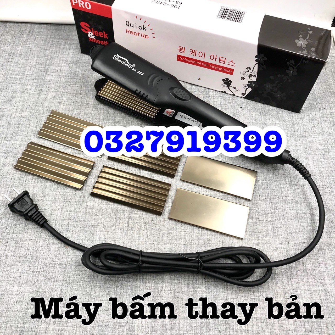 ✅tặng kẹp✅ Máy bấm tóc thay bản chuyên nghiệp SH989