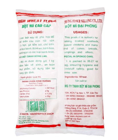 Bột Mì Táo Đỏ Số 8 (1kg)