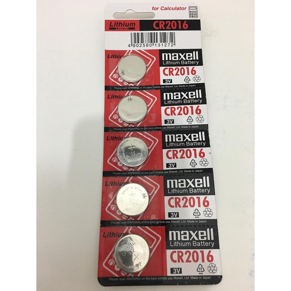 Pin cr2016 3v maxell, cam kết hàng đúng mô tả, chất lượng đảm bảo an toàn đến sức khỏe người sử dụng