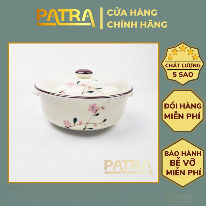 Âu cơm sứ men kem Bát Tràng - Âu đựng cơm nhiều mẫu chọn lựa