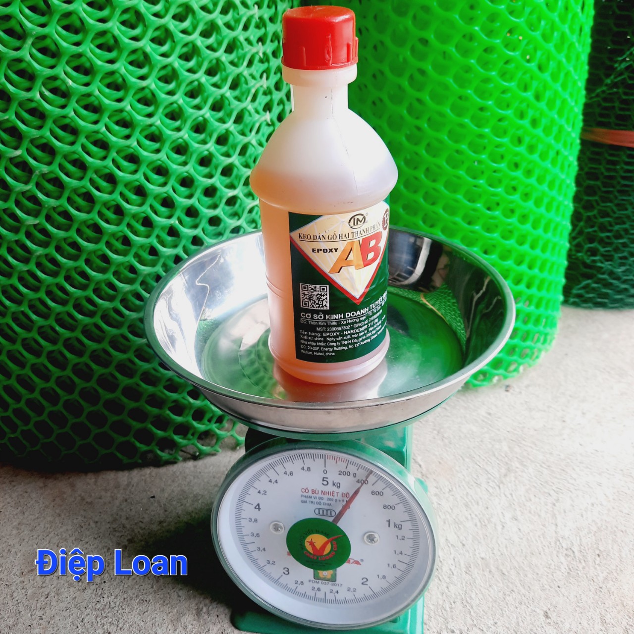 Keo AB dán gỗ EPOXY 800gam ( 400gam keo A + 400gam keo B)