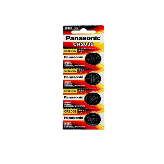 Pin cúc áo PANASONIC CR2032 vỉ 5 viên 3v Lithium