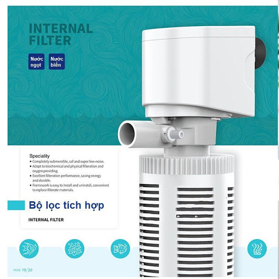 Thiết Bị Lọc Bơm Oxy mini 3 Trong 1 tròn JY