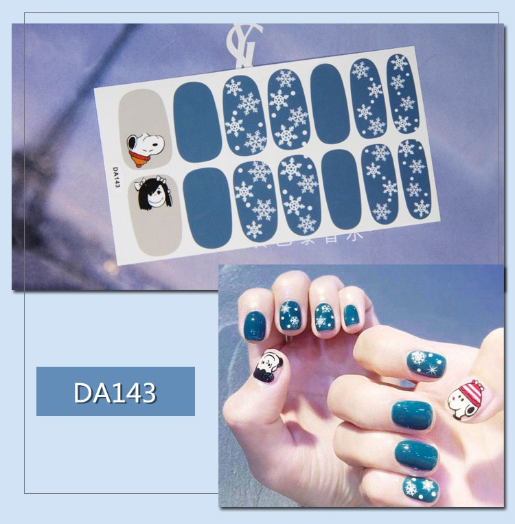 Sticker nail dán móng tay hoạt hình nghệ thuật trang trí móng tay độc đáo DIY