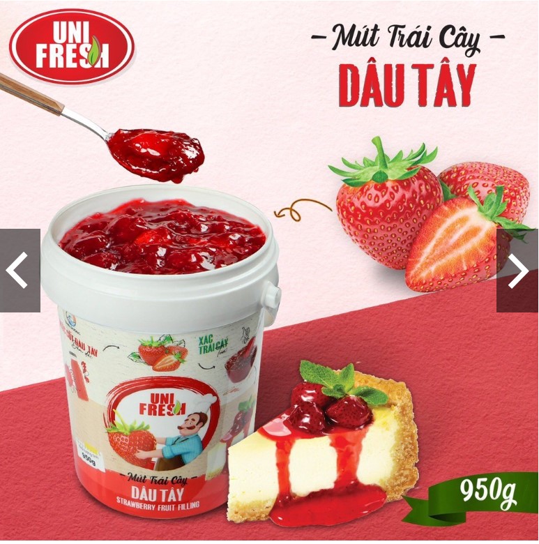 Mứt Trái Cây UNIFRESH nhiều vị 950g