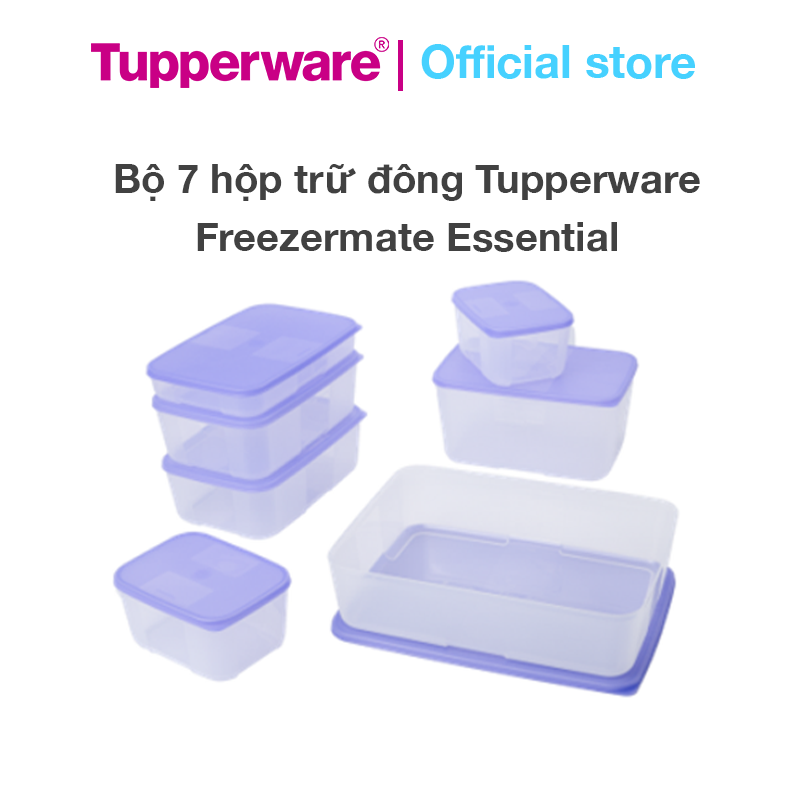 Bộ hộp trữ đông Tupperware Freezermate Essential Set 7