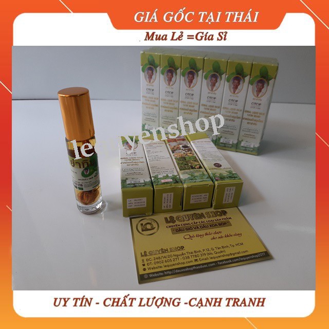 (Combo)12 Lọ dầu lăn thảo dược 18 vị Thái Lan