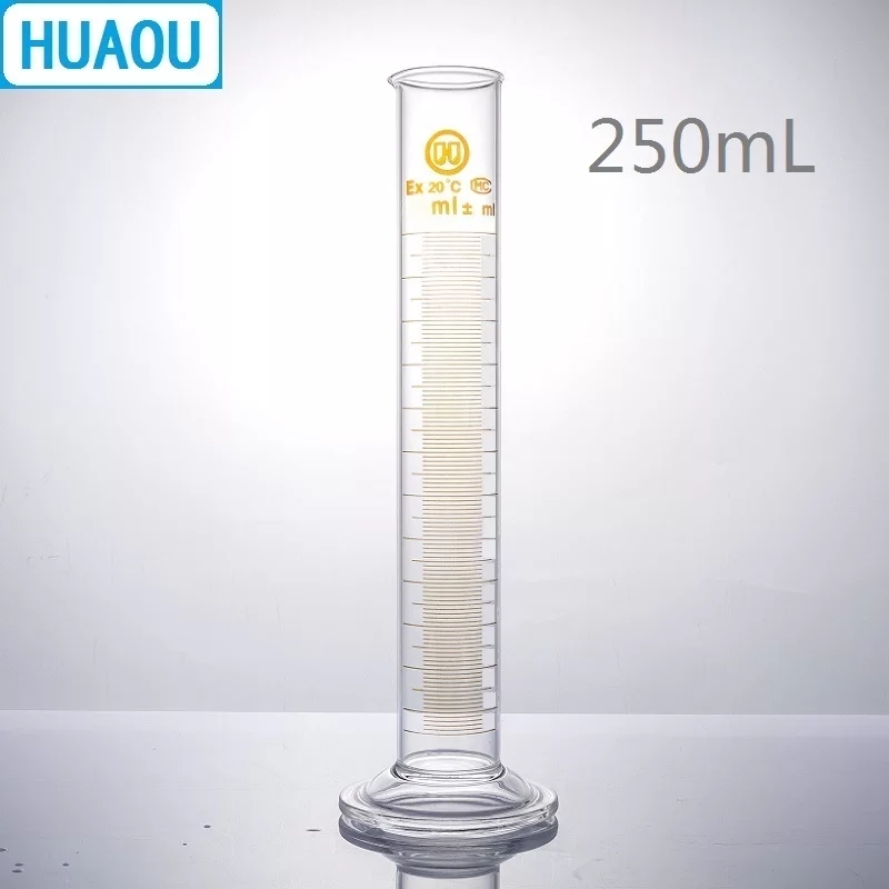 Ống đong thủy tinh 250ml đo thể tích