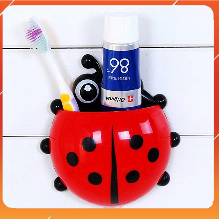 Hộp Đựng Bàn Chải Hình Con Bọ Rùa Cực Cute Trong Phòng Tắm Đáng Yêu