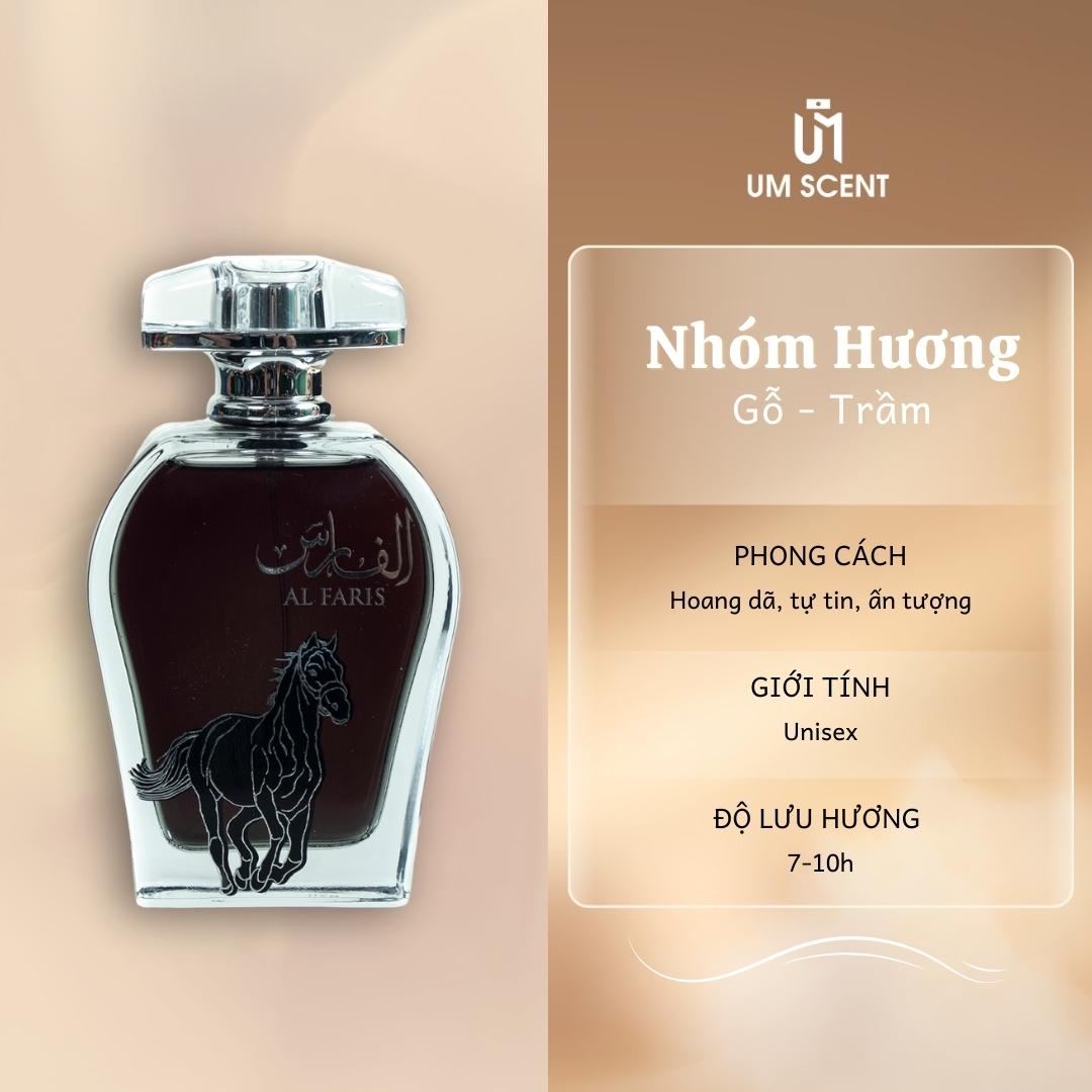 Nước Hoa Unisex Al Faris by Arabiyat 100ml & 10ml