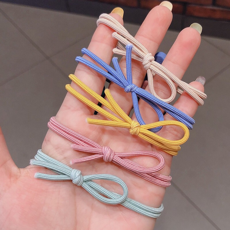 Dây cột tóc chun buộc tóc hoa nhiều màu thời trang