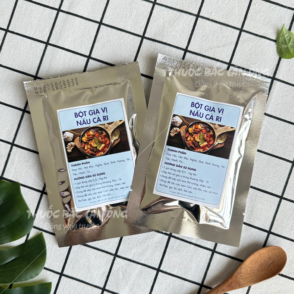 Bột gia vị nấu cà ri (Hương thơm chuẩn vị ẩm thực Ấn Độ)