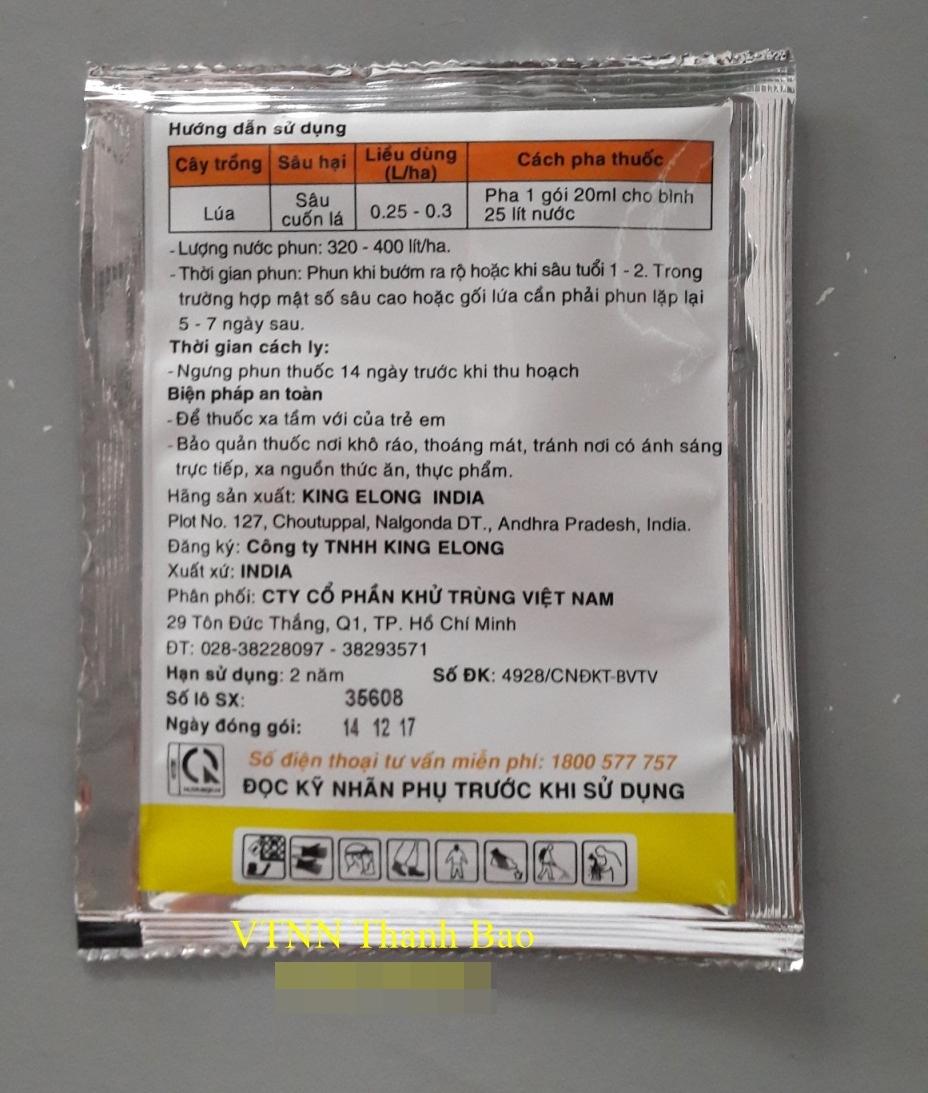 Thuốc trừ sâu cuốn lá SOLO 350SC 20ml