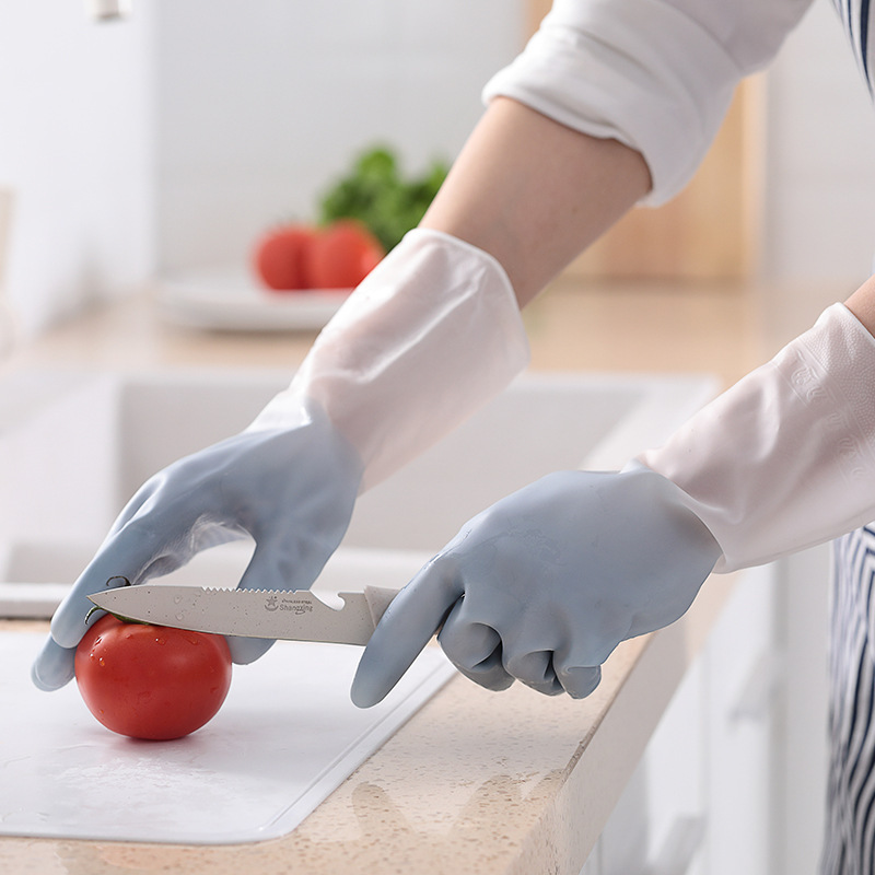 Bao Tay Rửa Chén Cao Su Hình Hươu Siêu Dai