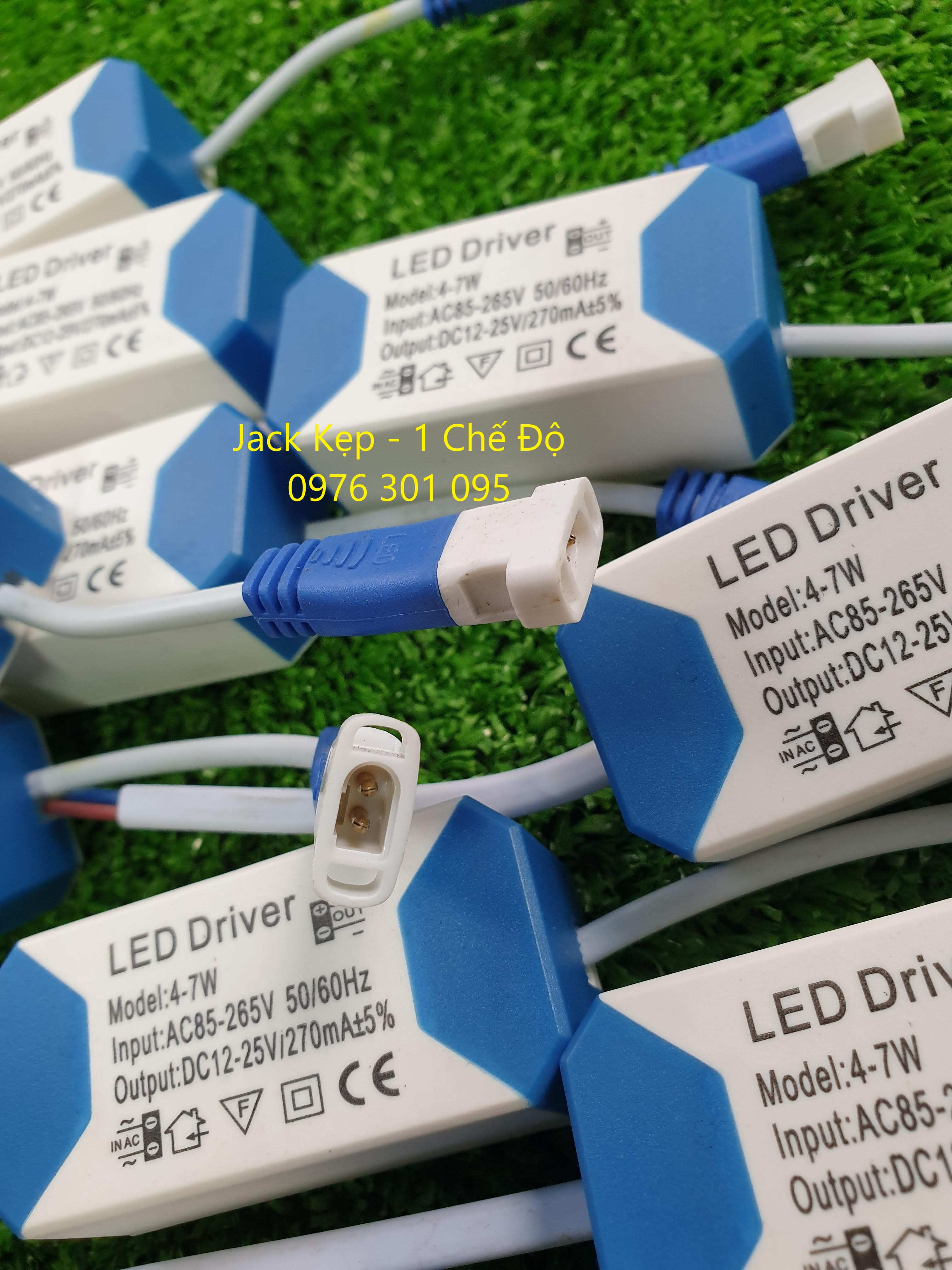 Driver 4w đến 7w cho đèn led [ Jack Kẹp ]