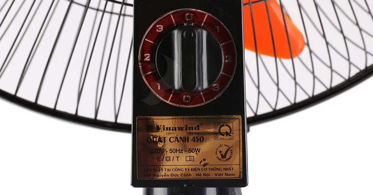 Quạt đứng Vinawind QĐ-450-ĐM - Điện cơ Thống Nhất