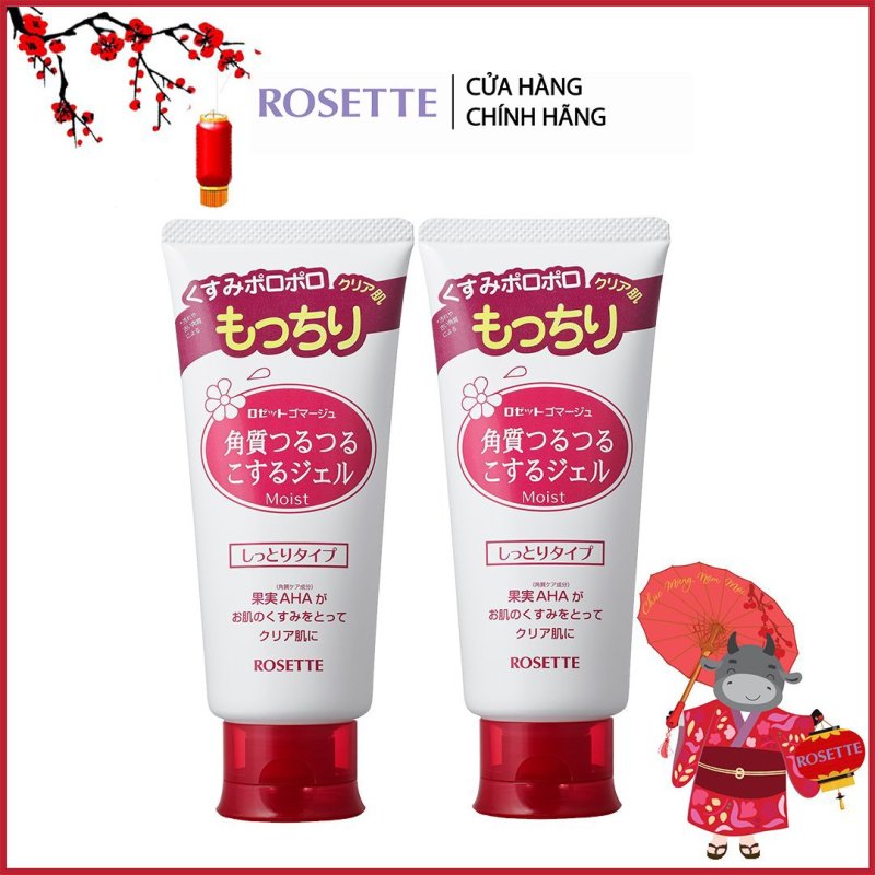 Combo Tiết Kiệm Tẩy Tế Bào Chết Dành Cho Da Khô Rosette Gommage Moist (180g x 2 tuýp) giá rẻ