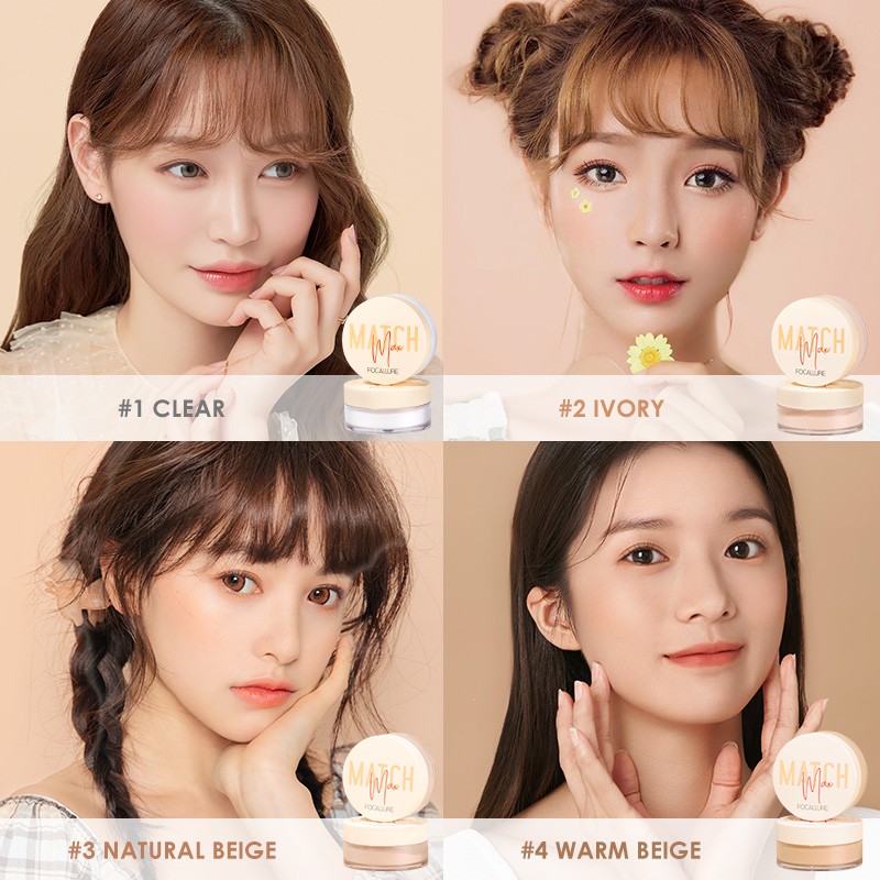 Phấn Phủ Bột Focallure Match Max Baking & Setting Matte Loose Powder 10g