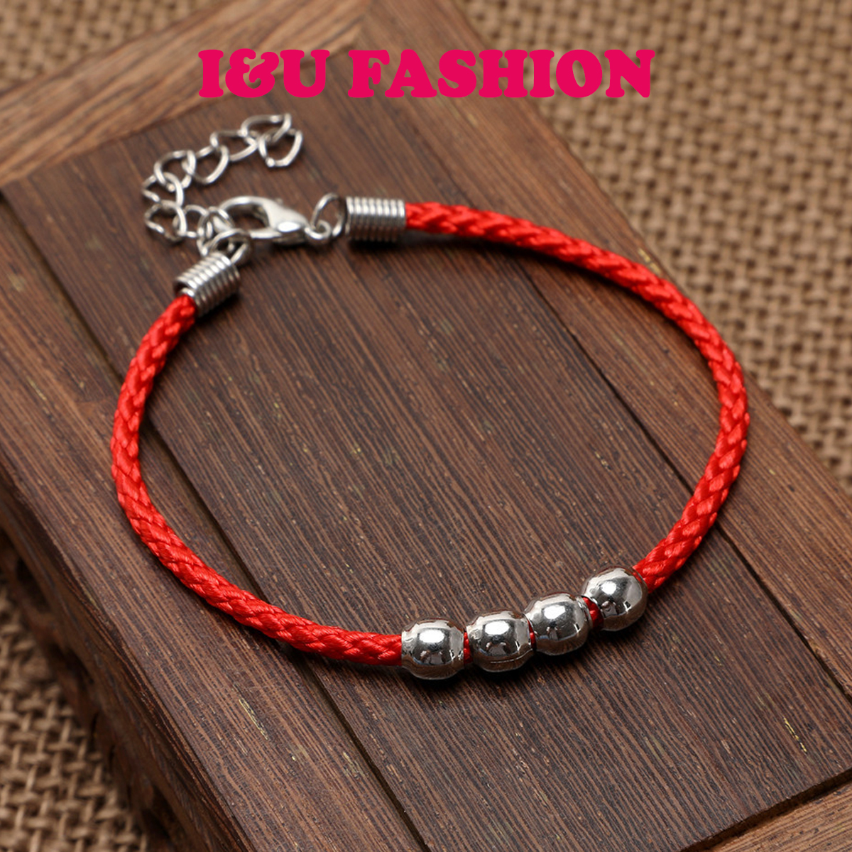 Vòng Tay Vòng Chân Chỉ Đỏ Phong Thủy Cầu May Mắn Bình An Gắn Hạt Bi Thời Trang Cho Cả Nam Và Nữ Phong Cách Basic Cổ Điển Tối Giản VT-19