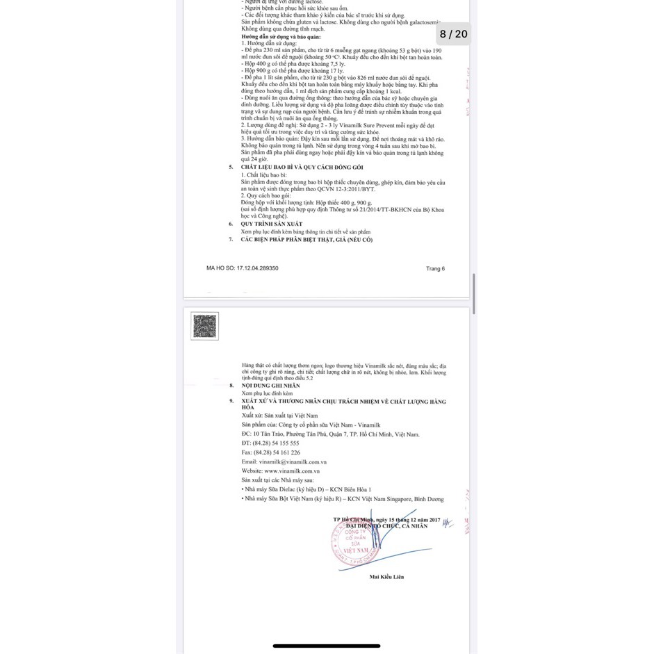Sữa bột Vinamilk Sure Prevent 900g (Hộp thiếc)